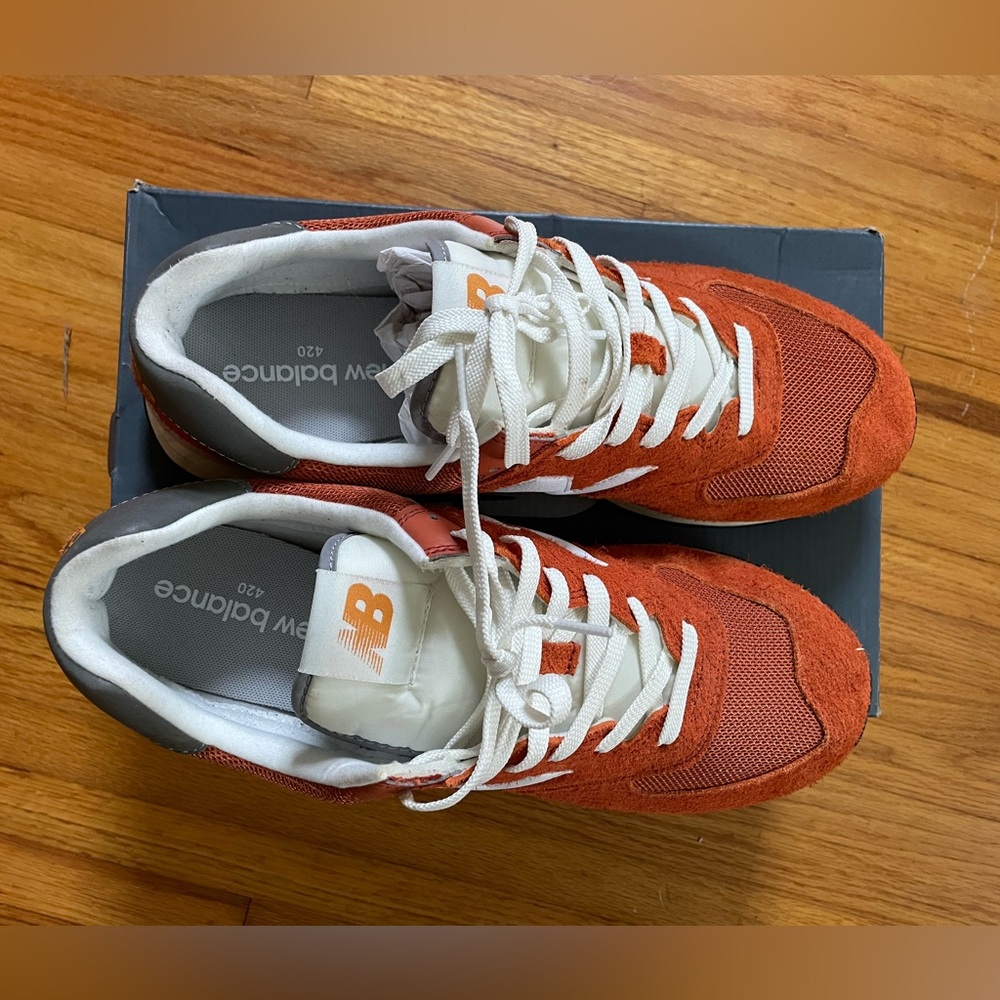 New Balance 574 Orange Burst size 13